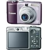 Canon Powershot A1000IS 10MP Digital Camera with 4x Optical Image Stabilized Zoom (Purple)