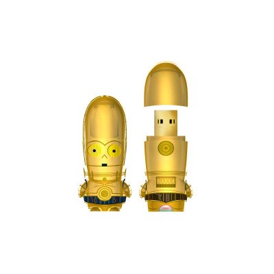 31nlYIyqVmL Star Wars Series 3 Mimobot 2GB Designer Flashdrive C3PO