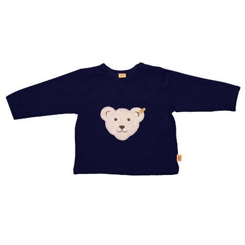 Steiff Unisex - Baby Basic Sweatshirt 0002833, Gr. 68, Blau (baby blue 3023) Preisvergleich