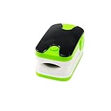 Denshine New Color OLED Fingertip Pulse Oximeter With Audio Alarm & Pulse Sound - Spo2 Monitor Finger Puls Oximeter (Green)