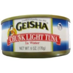 Geisha Tuna Light in Water 6.2 oz 48 count