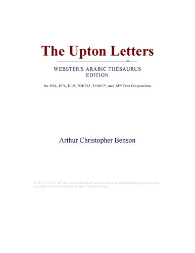 The Upton Letters (Websters Arabic Thesaurus Edition)