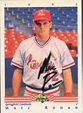 Marc Ronan, St. Louis Cardinals, 1992 Classic Best Autographed Card
