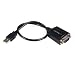 StarTech.com USB to RS232 Serial DB9 Adapter Cable with COM Retention - 1-Feet (ICUSB232PRO)