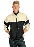 Mens Zip Front Colorblock Windbreaker Jacket