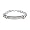 Eve's Addiction Mens Heavy Sterling Silver Figaro ID Bracelet, 8 inches