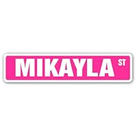MIKAYLA Street Sign name kids childrens room door bedroom girls boys gift