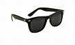 Blues Brothers Wayfarer Dark Black Sun Glasses - Black