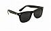 Blues Brothers Wayfarer Dark Black Sun Glasses - Black