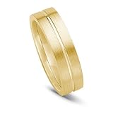 14k Gold Men's Wedding Band, 6mm