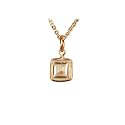 14k Gold Plate Mustard Seed Pendant 18" gold plate chain