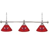 Chicago Bulls NBA 3 Shade Billiard Lamp - 60 inches