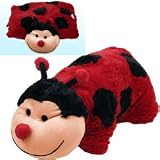New Trademark Large Size Cuddlee Pet Pillow Lady Bug Made Of Soft Lavender Plush Extra Snuggly