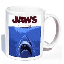 Jaws Movie Tribute Pop Art Coffee Mug