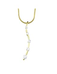 18K Yellow Gold Diamond Journey Pendant - 1.00 Ct. -- LIFETIME WARRANTY