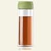 Anchor Hocking Green Double-Walled Glass Insulated Bottle
