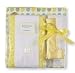 SwaddleDesigns Swaddle Designs Dots & Suns Collection Swaddling Blanket,Baby Lovie, and Two Burping Clothes Gift Set