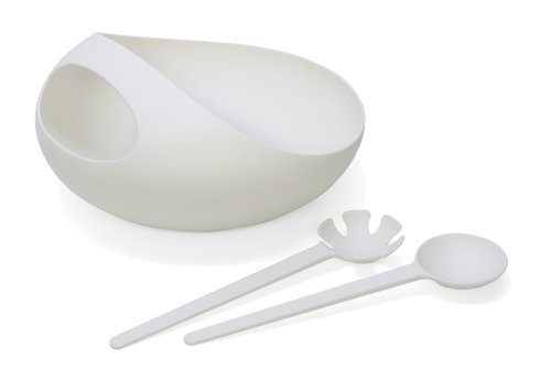 Joseph Joseph Salad Bowl & Servers, White