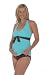 Prego Maternity Aqua Halter Tankini