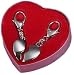 Schlüsselanhänger Liebesherz, Herz broken heart, in Herzbox für Pärchen Partneranhänger Taschenanhänger, Anhänger für Tasche, Valentinstag Geburtstag Geschenk (weitere Karten und Artikel finden Sie unter "Wenke M." - einfach anklicken - oder suchen Sie nach Glückwunschkarte in "Alle Kategorien")
