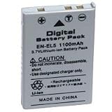 Power2000 EN-EL5 Replacement Lithium-Ion Rechargeable Battery 3.7v 1100mAh for Select Nikon Digital Cameras