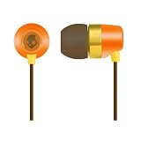 Skullcandy Riot Earbuds - Throwback (Orange/Brown)