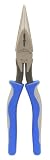 31nmY8OGMfL. SL160  Crescent 6548CMG 8 Inch Long Nose Side Cutting Solid Joint Pliers with Co Molded Grips