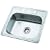 Elements of Design E25228BN CAREFREE Stainless Steel Self-rimming Single Bowl Kitchen Sink, 3 Holes
