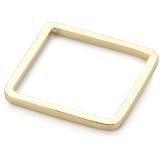 By Boe Square Band Ring 14k Gold-Plated sterli