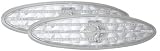 Adjure CV103SM-C Corvette C5 Clear Diamond Cut Rear Side Marker - Pair