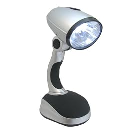 BATTERY OPERATED 20-LED DESK LAMP