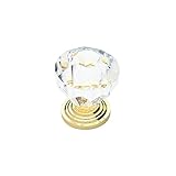 Brainerd P30122V-CL-C7 1-1/4-Inch Acrylic Faceted Cabinet Hardware Knob by Brainerd