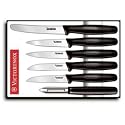 Victorinox Cutlery 6-Piece Paring Set, Black Polypropylene Handles
