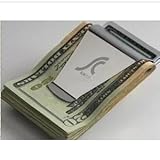 ステンレスマネークリップ&カードホルダー マネークリップ☆スマート シンプル デザイン  一個入れ　並行輸入品