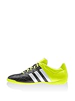 adidas Zapatillas de fútbol ace15.4 Indoor (Negro / Lima / Blanco)