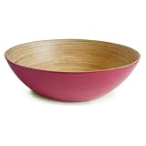 SOLO Bambus Schale pink