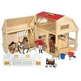 Yukon Village: Wooden Single-Stall Horse Barn