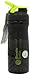 BlenderBottle SportMixer Tritan Grip Shaker Bottle, Black/Green, 28-Ounce