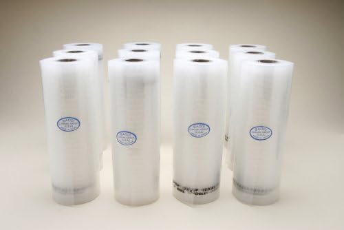 Vacupack 8"x20' 4 Mil Roll Bag Material 12 Pack Case