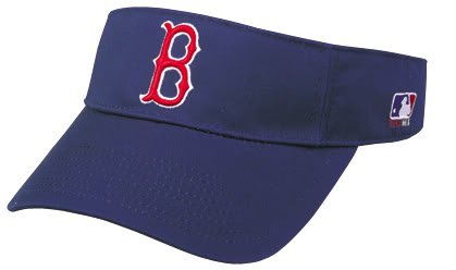 Boston Red Sox Officially Licensed MLB Adjustable Velcro Adult Visor