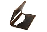 Rustic Leather Business Card Holder