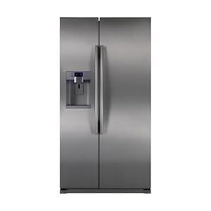 Samsung : RSG257AARS 24 cu. ft. Counter Depth Side by Side Refrigerator - Real Stainless