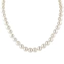 9-10mm Freshwater Cultured Pearl Necklace w/ Sterling Silver Clasp, 18"