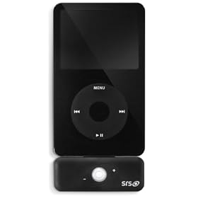 SRS Labs iWOW Adaptor for iPod classic 80GB & 160GB, iPod nano 3rd generation 4GB & 8GB, iPod 5th generation 60GB & 80GB, iPod touch 8GB, 16GB & 32GB (Black)