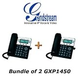 Bundle 2 pieces Grandstream GXP1450 Enterprise HD IP Telephone 2 lines with 2 SIP accounts