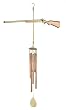 42" Handcrafted Polished Copper Hunter's Novelty Wind Chime