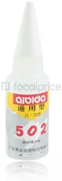 502 Super Glue Adhesive 15g (White) by Home Hardware Tools