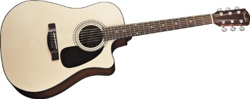 FenderÂ® CD-60CE Dreadnought Acoustic-Electric Guitar, Black