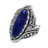 Carolyn Pollack Sterling Silver Lapis American Classics Ring