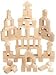 100 pc wooden blocks building set